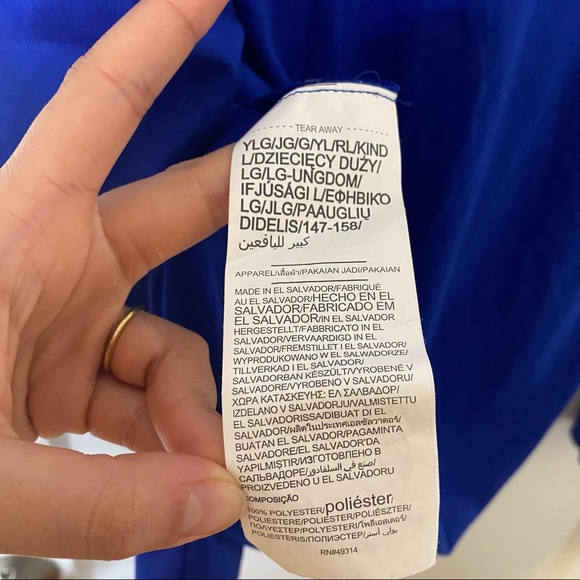 Youth Under Armour Blue long sleeve tee - Picture 5 of 5